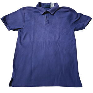 Apparatus Boys Polo Shirt Blue Size 18/20 Cotton Blend Short Sleeve Pullover